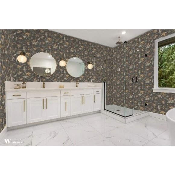 NEW Cole and Son Hummingbirds Wallpaper Charcoal/Ginger -112/4017 | - Picture 5 of 9